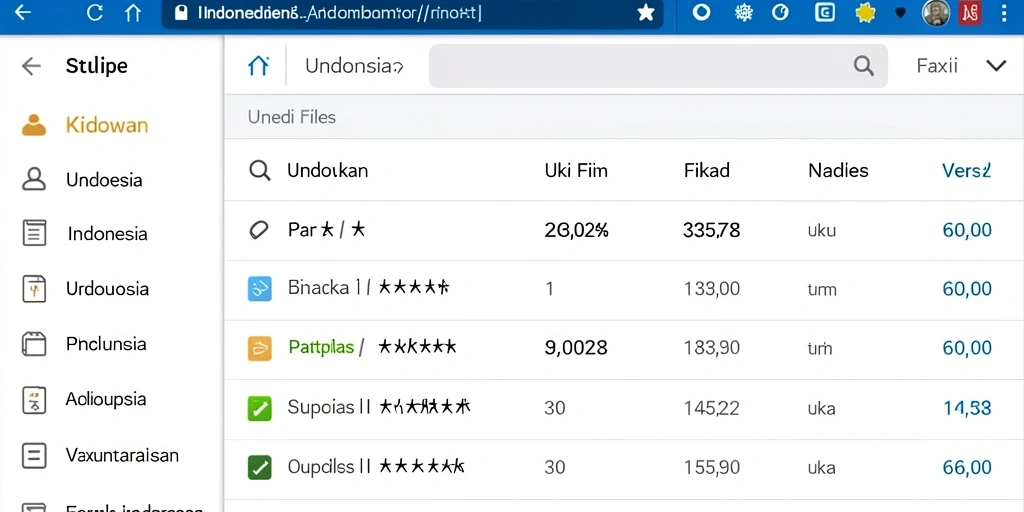 Screenshot aplikasi ARWANATOTO dengan antarmuka pengguna yang menarik.