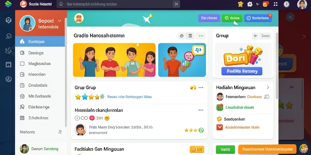 Tampilan antarmuka yang ramah pengguna.