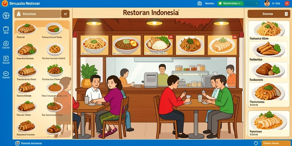 Tampilan antarmuka pengguna yang ramah.
