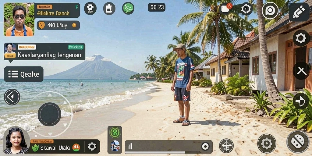 Tampilan menu utama yang menarik dan mudah dinavigasi.
