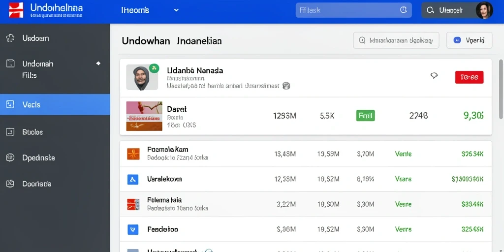 Tampilan antarmuka pengguna yang mudah digunakan.