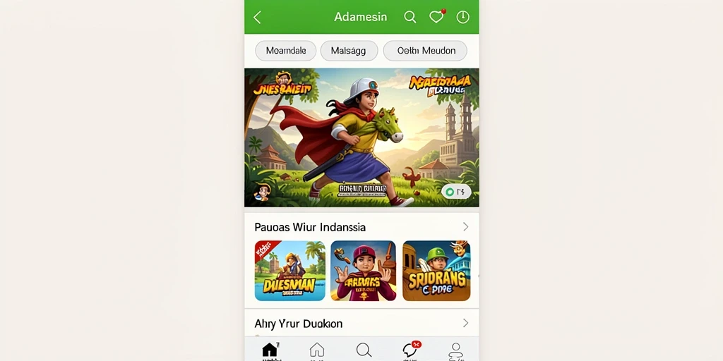 Tampilan antarmuka pengguna yang menarik dan mudah digunakan.