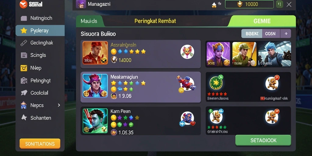Tampilan antarmuka yang user-friendly dan modern.