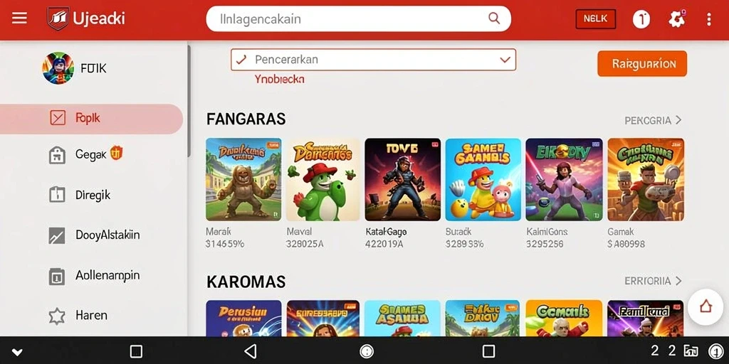 Tampilan antarmuka yang menarik dan mudah dinavigasi.