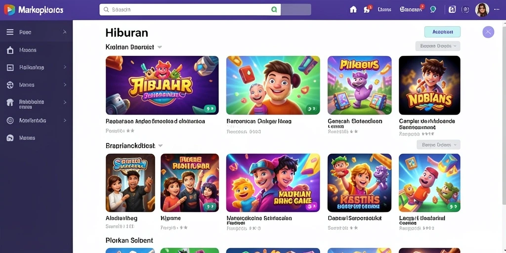 Tampilan antarmuka yang user-friendly.