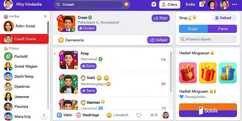 Screenshot menunjukkan karakter utama di tengah pertempuran.