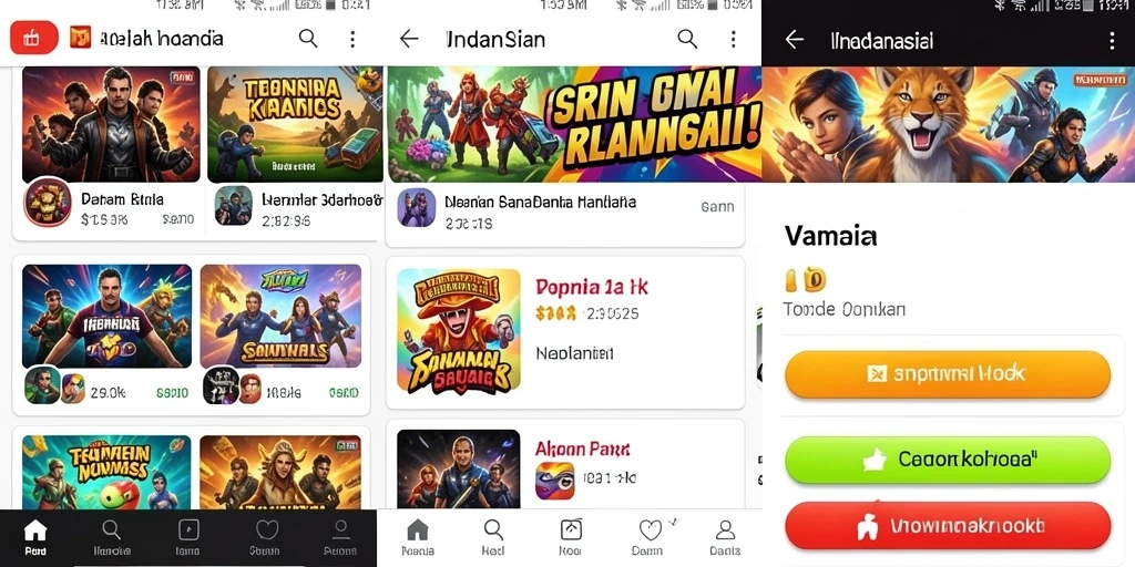 Tampilkan momen aksi seru dalam permainan.